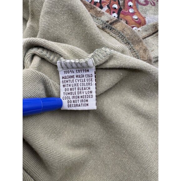 Y2K Vintage Vanilla Sugar T Shirt Top Women Hippie Punk Grunge Tattoo Sleeves - Picture 7 of 8